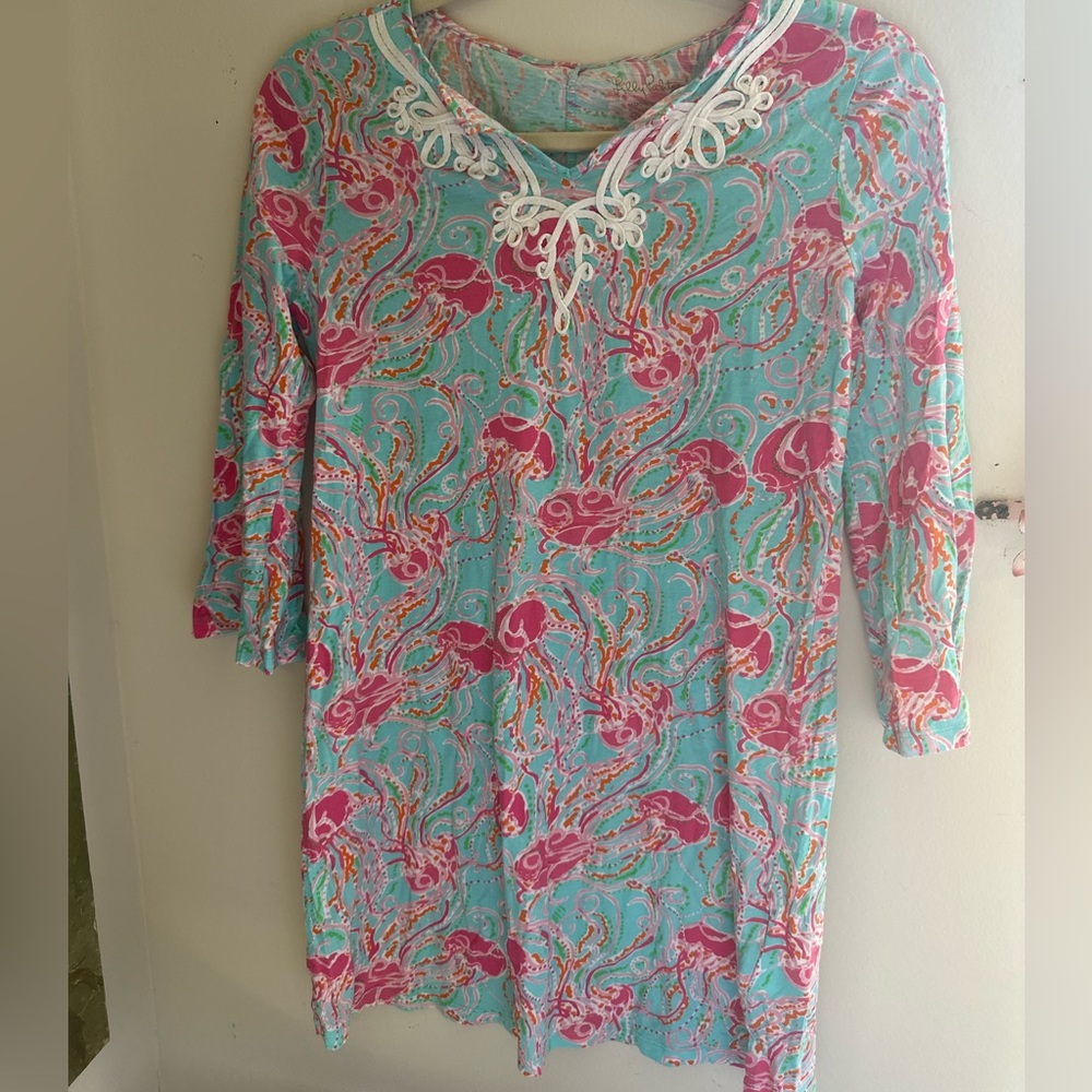 Lilly Pulitzer Jellies Be Jammin Eliza Dress size Kids XL 12-14